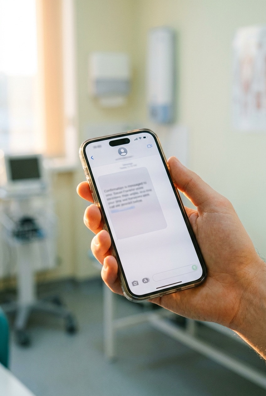 Potwierdza i przypomina SMS-em