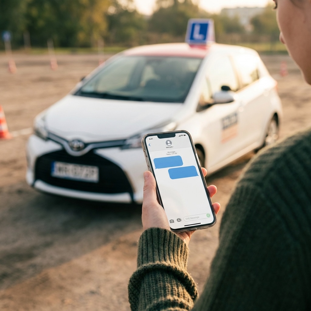 Wysyła SMS z potwierdzeniem